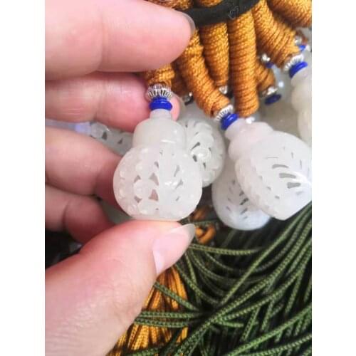 Natural 7a hetian jade Nephrite Pendants Handcarved hollow Pendant jade pendant men women pendants peace and good luck jewelry