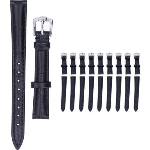 Children watch watch for kids children Pin Buckle Watch Band Replacement Unisex Watch Strap Spare Parts Accessory Black