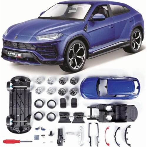 Maisto 1:24 Lamborghini URUS assembled DIY die-casting model car collection Gift collection toy tools