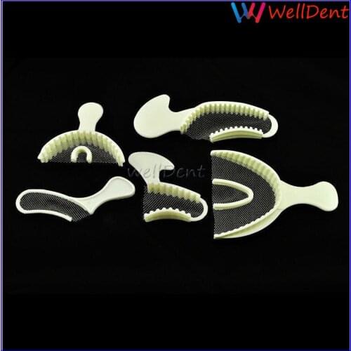 Dental Impression Trays Disposable Bite Registration Net Tray Dental Tools