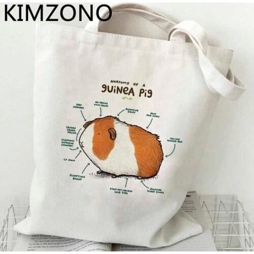 Hamster shopping bag shopping bolso cotton canvas shopper bag bolsa compra jute ecobag reusable sac tissu