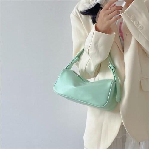 Soft Leather Shoulder Bag 2021 Summer Sac Baguetter Underarm Bag High Quality Crossbody Bags Designer Handbags Luxury Bolsa