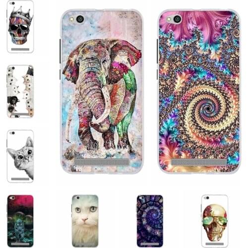 TPU 5.0" Case For Redmi 5A Case Cover Soft Silicone Cute Cartoon For Redmi 5A Case Painting Back Protective For Redmi 5A Case