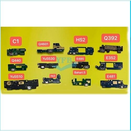 USB Charging Port Dock Connector Board Flex Cable For Micromax Q4601 C1 HS2 Q392 yu5530 E485 E352 yu5510 HS3 bahart 5 E481