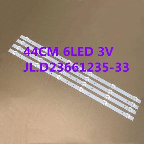 50-100PCS HI quality 23-24inch TV backlight strip 6led 3v44CM 6LED 3V JL.D23661235-334AS-M-V01