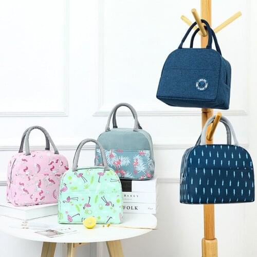 A Variety of Styles Womens Food Storage Insulation Lunch Bag School Outdoor Portable Washable and Reusable Capacity Picnic Bag