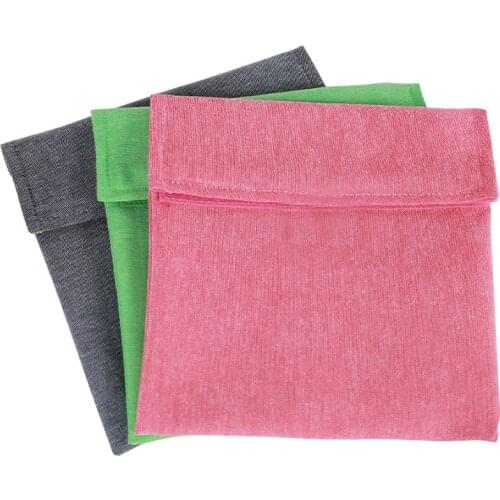 1PC Sandwich Snack Bag Reusable Washable Lunch Bag Multifunctional Fruit Storage Pouch Container Portable Pocket