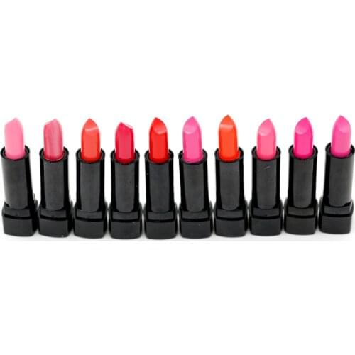 Lipstick Quality Makeup 10 Pcs 10 Colors Sheer Lipsticks Lip Stick Full Size Net 1.8g P8020