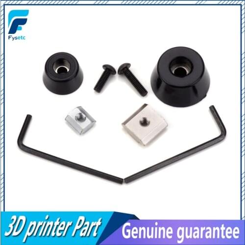 4 Sets Anti-vibration Rubber Landing Mat Feet For 2020/3030 Aluminum Profile Antivibration Feet With T Sliding Nut