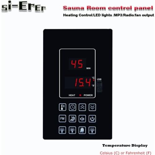 710 multifunctional sauna temperature controller, can be set to display Celsius or Fahrenheit