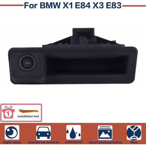 Car Rear View Reverse Backup Camera Parking Night Vision Full HD For BMW X1 E84 X3 E83