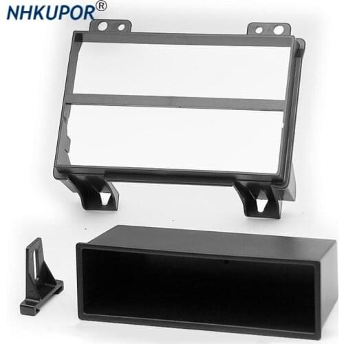 1 Din Car Radio Fascia For FORD Fiesta 2001-2005 Fusion 2002-2005 w/pocket Auto Stereo CD Panel Mount Frame Dash Kit Bezel