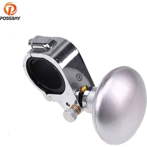 POSSBAY Car Steering Wheel Power Handle Ball Hand Control Power Handle Grip Spinner Knob Auto Accessories Fit for Most Cars
