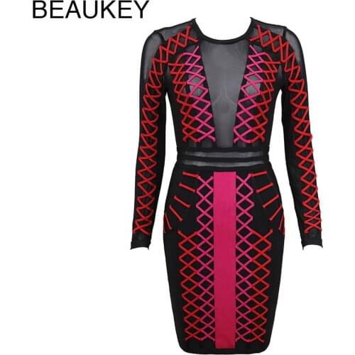BEAUKEY Fashionable Knitted Dresses