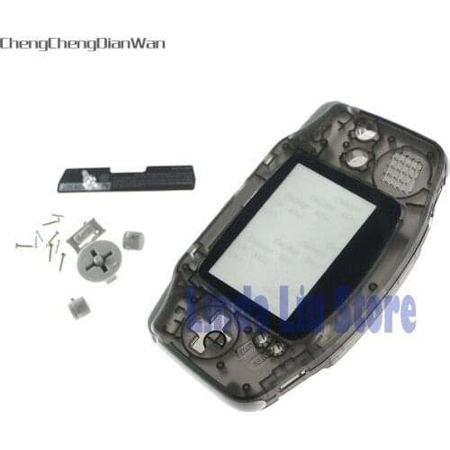 ChengChengDianWan New Arrival Colors Case Cover Housing Shell For GBA Gameboy Advance With Plastic Screen Lens Comes 20sets/lot