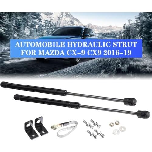 For Mazda CX-9 CX9 2016-2019 Car Styling Hood Cover Strut Hydraulic Rod Telescopic Rod Lift Support Strut Bars