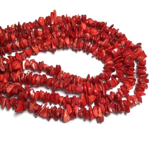 Artificial coral Beadeds Gravel shape isolation loose beads For jewelry making DIY bracelet necklace semi-finished accessorie