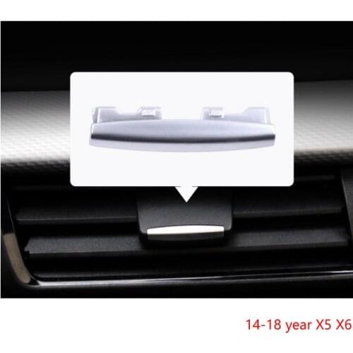 For BMW X5 X6 f15 14-18 chromeplate Air conditioning vent toggle piece outlet card pad clip wind direction adjustment plectrum