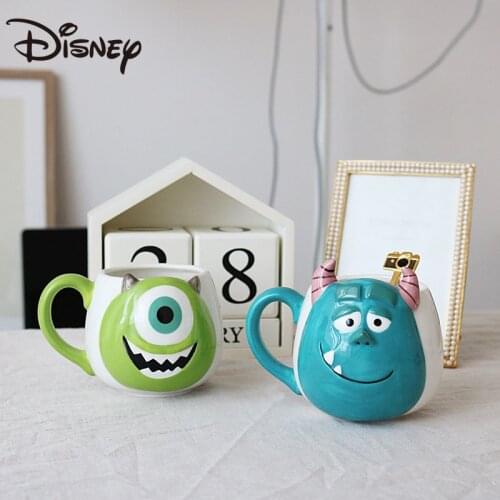 Disney three-dimensional cartoon monster story coffee mug gift collection mug mug