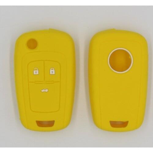 2PC Silica Gel Car Key Cover for Rendezvous Key Holder Set for Chevrolet Silicone Bag
