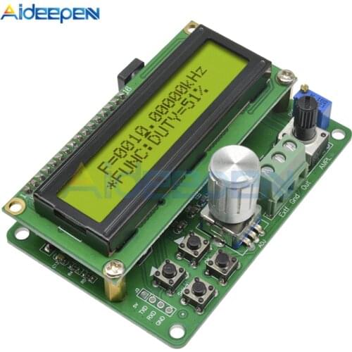 DDS Function Signal Generator Module LCD Display Sawtooth Triangle Wave Sine Square Sawtooth Wave With 50MHz Frequency FYE050