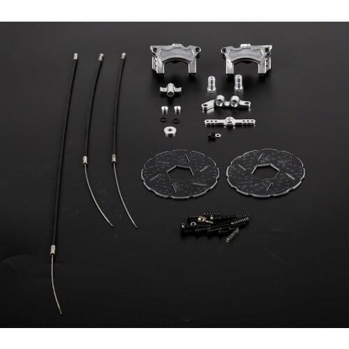 CNC alloy rear brake set for 1/5 scale rc car hpi km rovan baja 5b ss