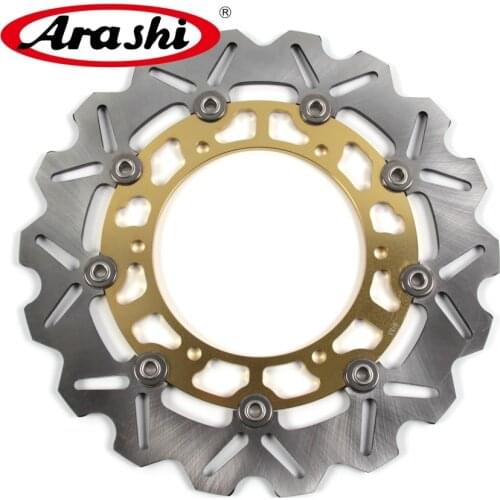 Arashi 1PCS For YAMAHA XJ S DIVERSION 600 1998 - 2003 CNC Floating Front Brake Disc Rotors Discs XJS XJS600 1999 2000 2001 2002