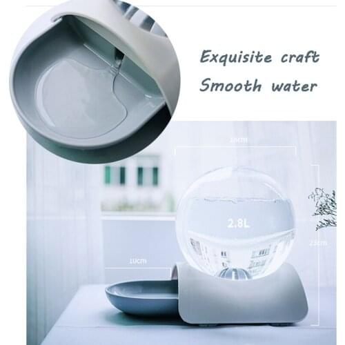 Bubble Automatic Cat Water Fountain For Pets Water Dispenser Cat Drink 2.8L No Electricity Pet decoration cat water bottle