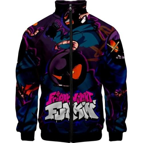 Friday Night Funkin Children Men Women Zipper Jaacket Coat Hoodie Women Men 3D Streetwear Cosplay Custome Sweatshirt Jackets