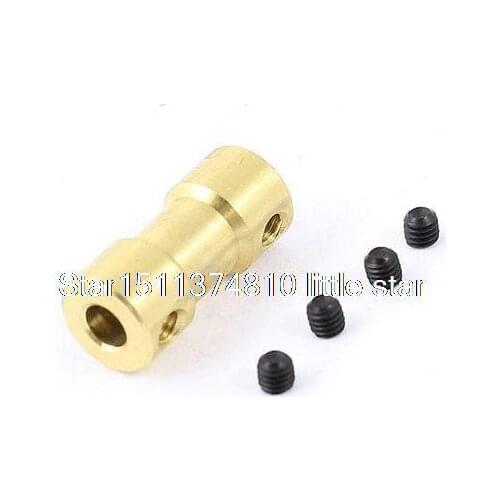 4mm x 5mm RC Model Toy Brass Motor Shaft Coupling Connector Coupler Joint