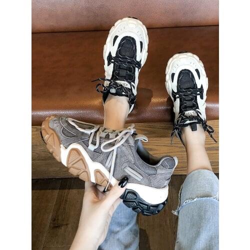 2021 spring and autumn new ladies single shoes Korean fashion all-match net red casual sneakers