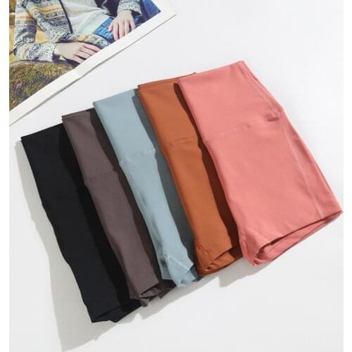 Workout Yoga Shorts women Gym Sport Running Summer Double Layer Shorts Women Skinny Fitness Shorts Female Women Elastic Skims