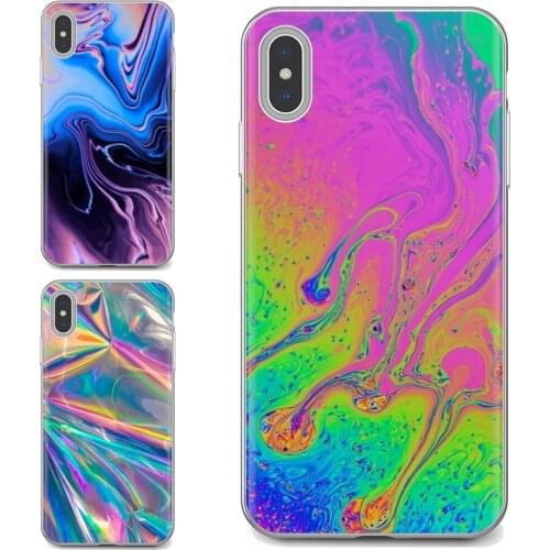 For Samsung Galaxy Note 3 4 5 8 9 S3 S4 S5 Mini S6 S7 Edge S8 S9 S10 Plus Silicone Phone Covers Holographic Art printed painting