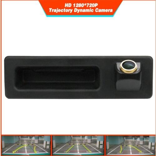 Trajectory Dynamic Parking Line Camera for BMW X1 F48 X3 X4 X5 F30 F31 F34 F07 F10 F11 F25 F26 HD 1280*720p Rear view Camera