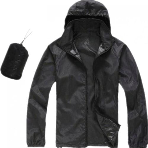 Unisex Waterproof Windproof Nylon Jacket Bicycle Running Outdoor Sports Rain Coat