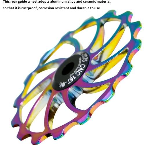 Bicycle Ceramics Rear Derailleur 11T 12T 13T 14T 16T Jockey Wheel Road MTB Guide Bike Ceramics Bearing Bicycle Parts