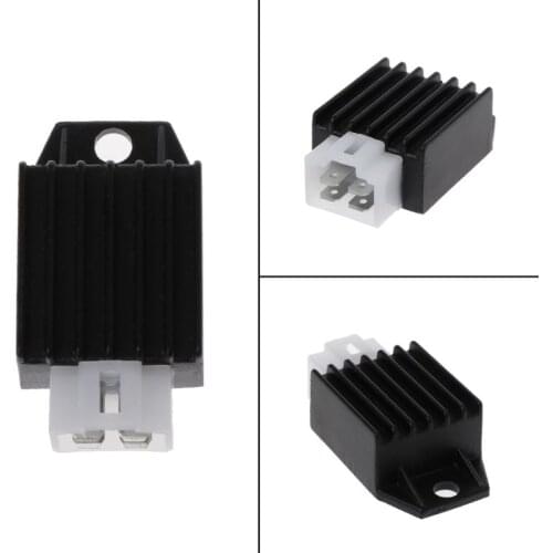 12V 4Pin Motorcycle Voltage Regulator Half-Wave Rectification For Buggie GY6 50cc 125cc 150cc Moped Scooter