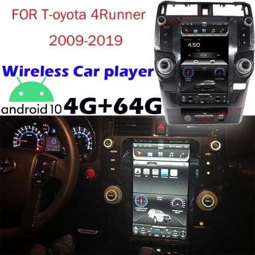 13.6" Android 10.0 For Toyota 4Runner 2009-2019 With 64G Tesla Car Multimedia Player Navigation Audio Radio HeadUnit Stereo