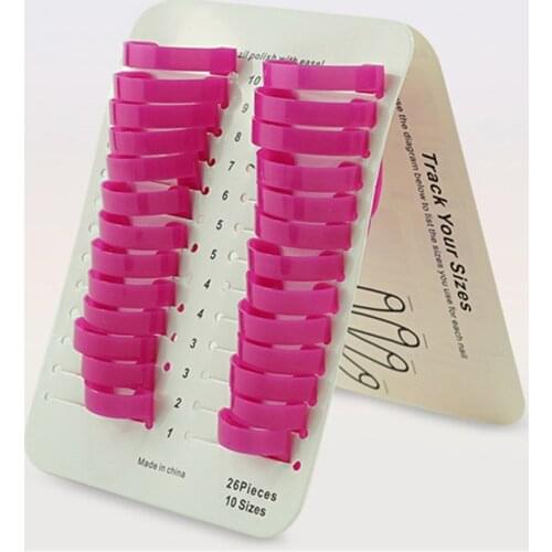 26Pcs/set Nail Art Clips Manicure Finger Anti-overflow Clamp Clips Nail Polish Nails Edge Protector Tools Care Accessories