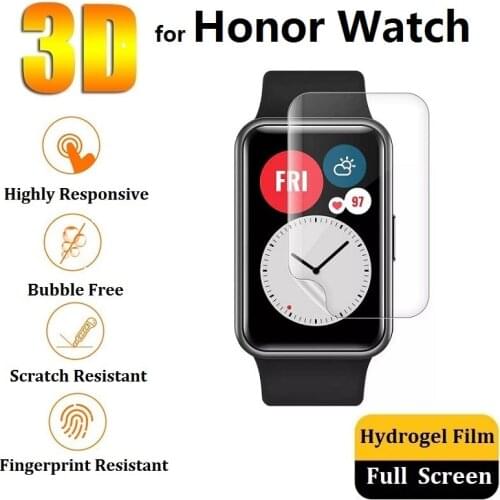 3D Hydrogel Protective Film Screen Protector for Honor Watch ES GS Pro Dream Magic 2 46mm 42mm Screen Protector Foil (Not Glass)