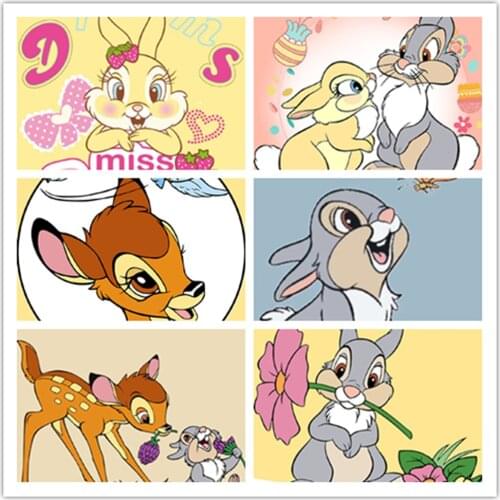 Diamond Painting Disney Fawn Bambi Full Diamond Handmade Custom Diamond Embroidery Painting Home Decoration Rhinestone Gift