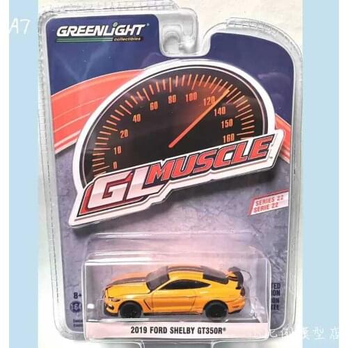 Greenlight CARS 1/64 Limited 2019 FORD SHELBY GT350R Collector Edition Metal Diecast Model Cars Kids Toys GIFT