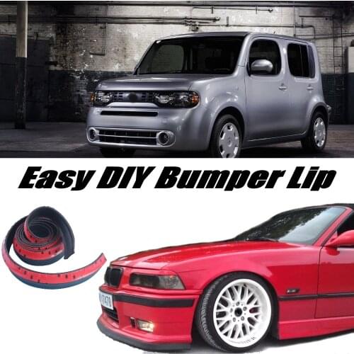 NOVOVISU Bumper Lip Deflector For Nissan Cube Z10 Z11 Z12 Front Spoiler Skirt For Car View Tuning / Body Kit / Strip