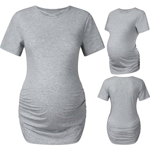 Maternity t shirt clothes maternity clothes for pregnant women Cartoon Print T-shirt Pregnancy Clothes Women Maternity