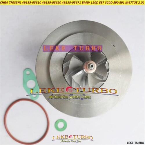 Turbo Cartridge TF035HL-6B 49135-05671 49135-05670 779549807 11654716166 For BMW 120D E87 320D E90 E91 M47T M47TU2D20 2.0L 163HP