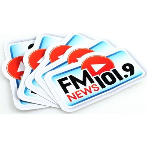 Easy Removable Custom 4 Mil Outdoor Laminated Die cut vinyl stickers Printed ---PX9038