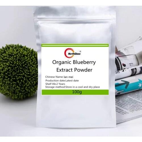 Hot Selling Organic Pure Natural Blueberry Extract Powder, Lan Mei, Improve Myopia, Delay Aging, and Dredge Blood Vessels