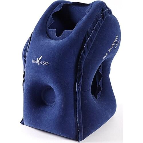 Upgraded Inflatable Air Cushion Travel Pillow Headrest Chin Support Neck Car Airplane Office Nap Plane Pillows For Rest Cushions