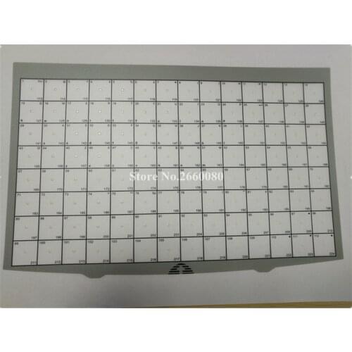 New Aclas LS6 Keyboard Film for Aclas LS6X LS6RX LS6NX Retail Electronic Barcode Label Printing Scales, 112 Buttons