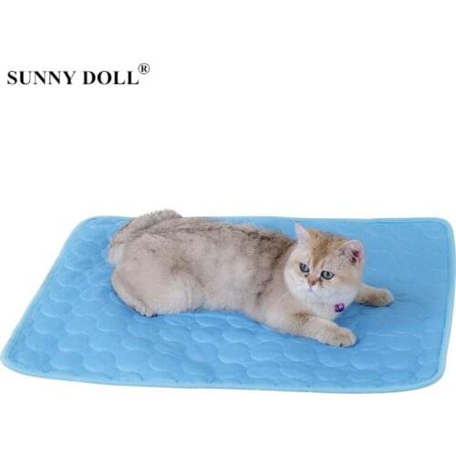 Dog Mat Cooling Summer Pad Mat For Dogs Cat Blanket Breathable Ice Pet Dog Bed Sofa Cushion Mats For Small Medium Large Dogs Cat